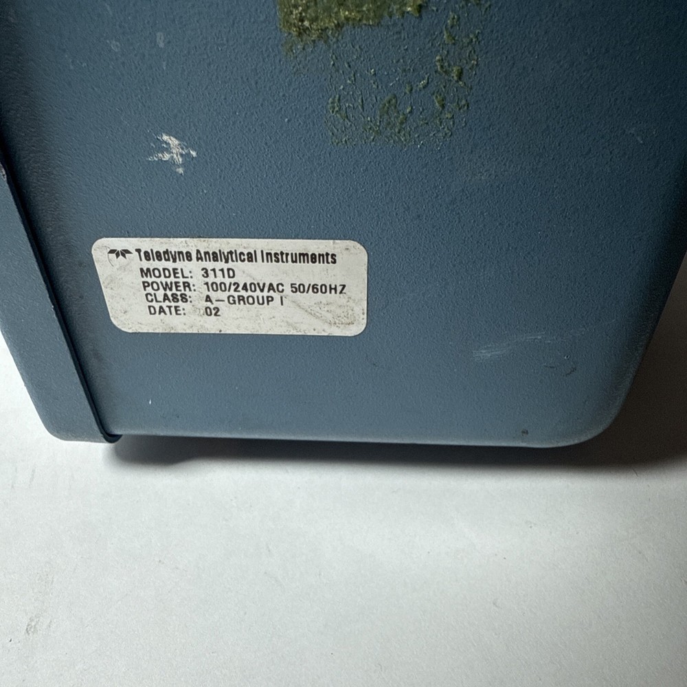 Teledyne 311-D Portable Trace Oxygen Analyzer