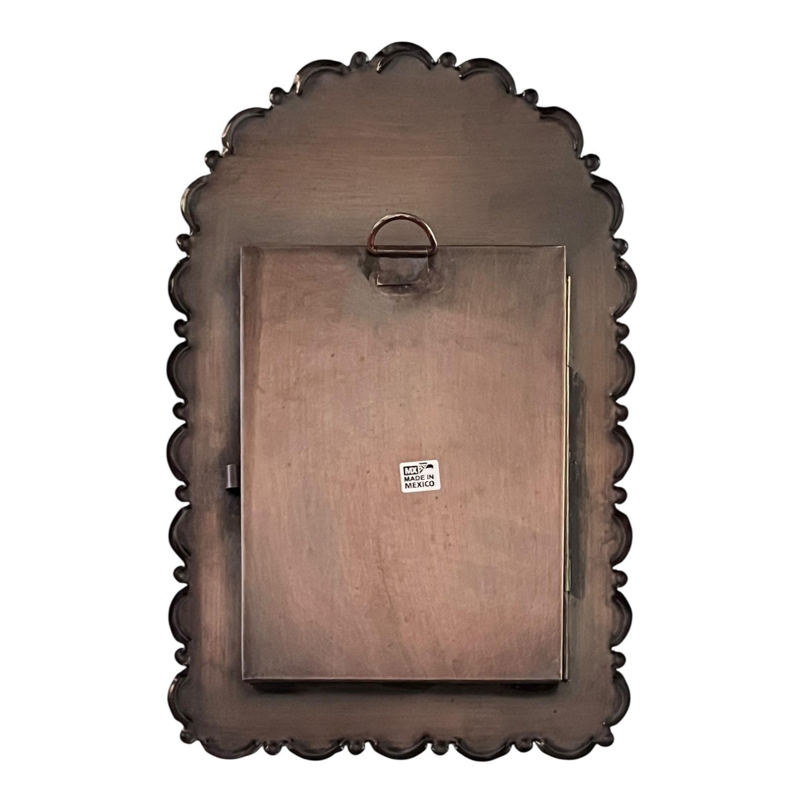 Mexican Tin NICHO, Shadowbox Frame, LG 9"