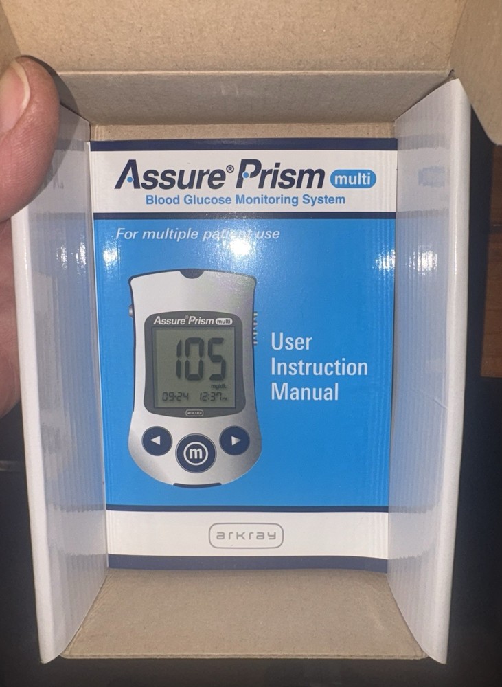 New Arkray Assure Prism Multi Blood Glucose Meter - No Coding - Fast 5 Sec