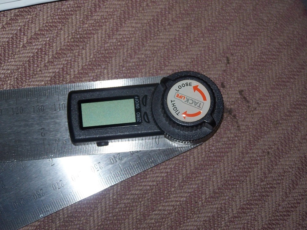 Tacklife MDA01 Digital Angle Protractor 7'' Stainless Angle Finder Ruler