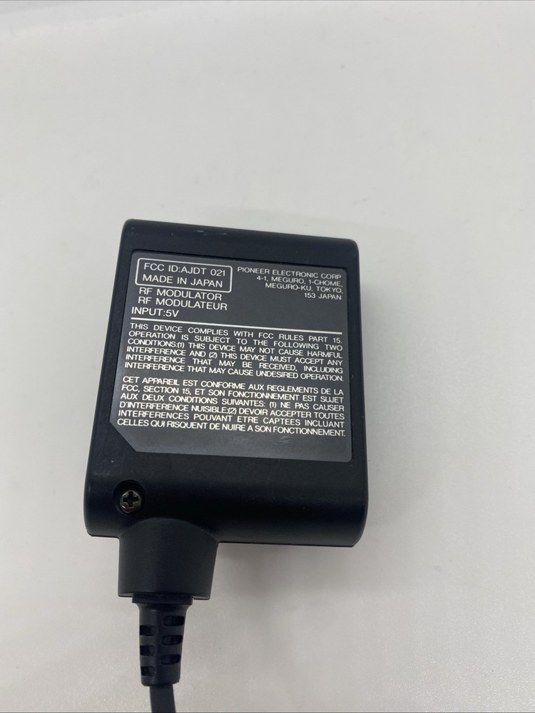 Pioneer RF Modulator Model JA-RF3L