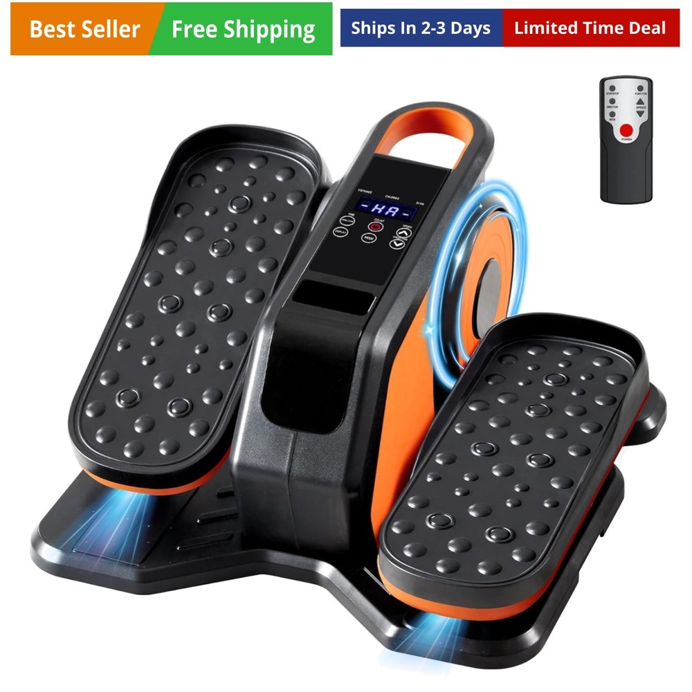 Under Desk Elliptical Machine with-Remote Control