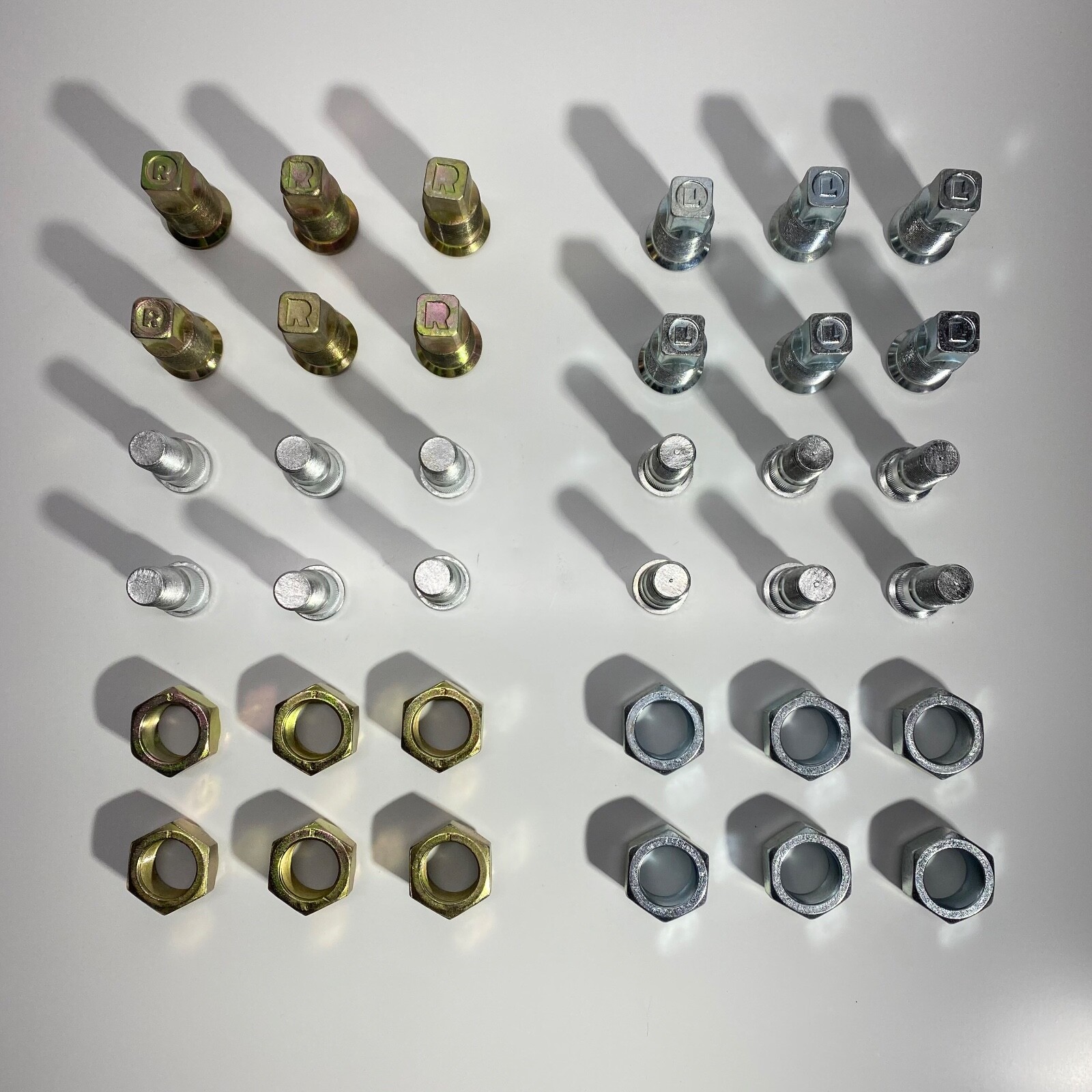 Wheel Nut + Stud Kit Rear Left Right 12Pcs ISUZU NPR NQR NPR-HD NRR 8971476142