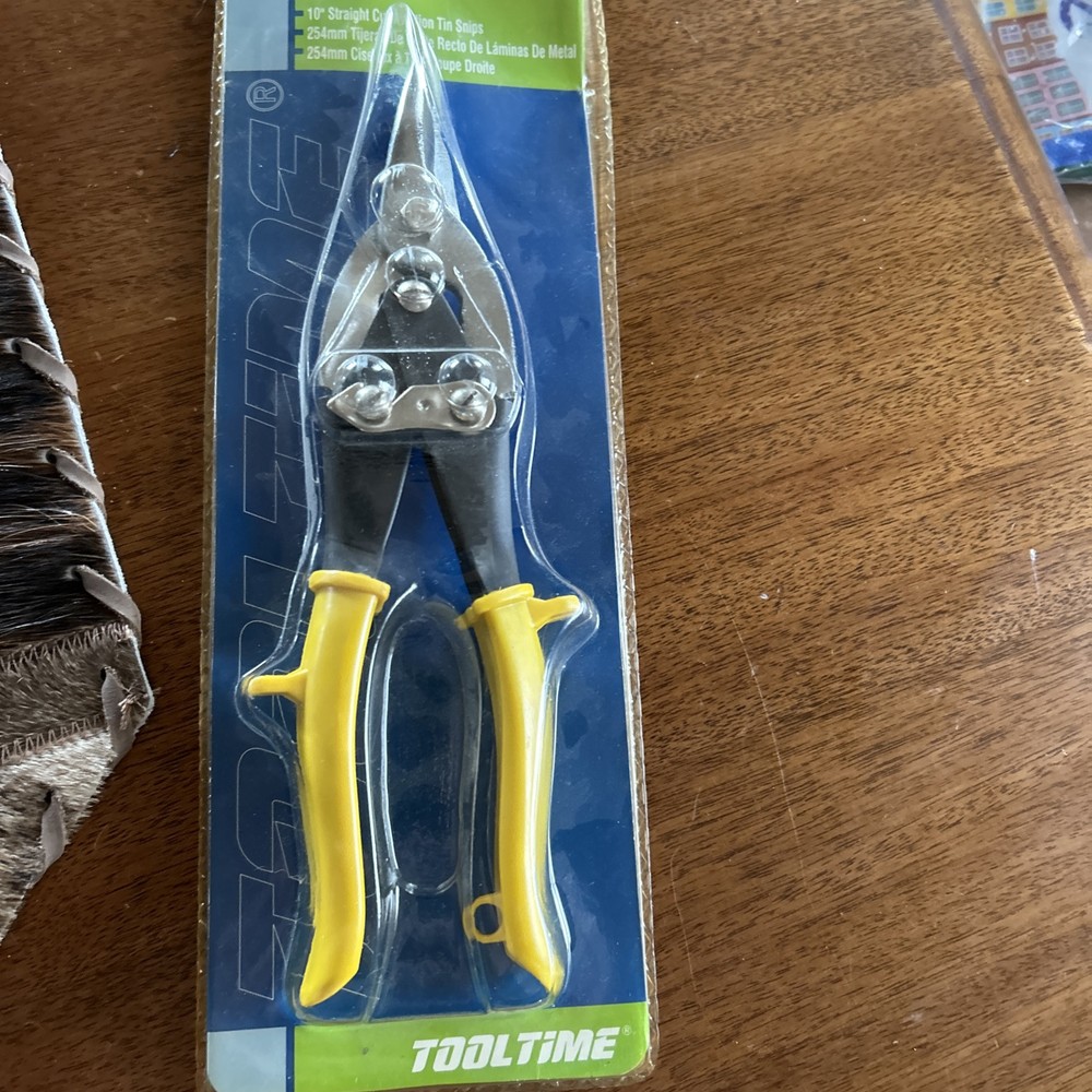 10” STRAIGHT CUT AVIATION TIN SNIPS,