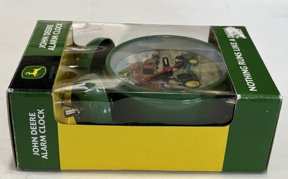 John Deere Alarm Clock Two Bell Original Box