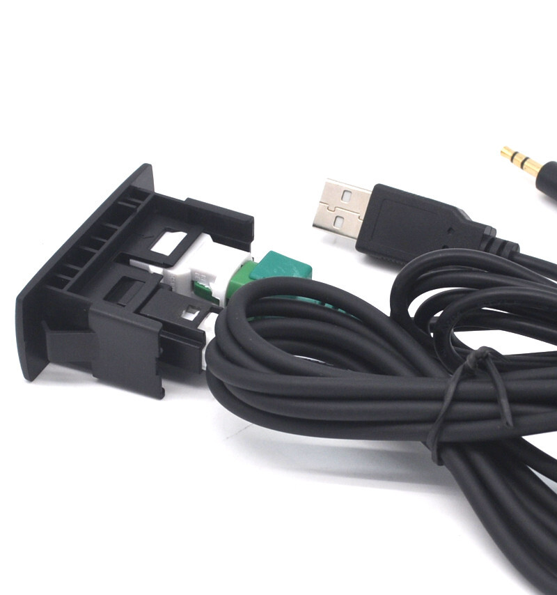 Retrofit USB AUX Switch socket cable Kit For Mercedes Sprinter W609 Vito viano