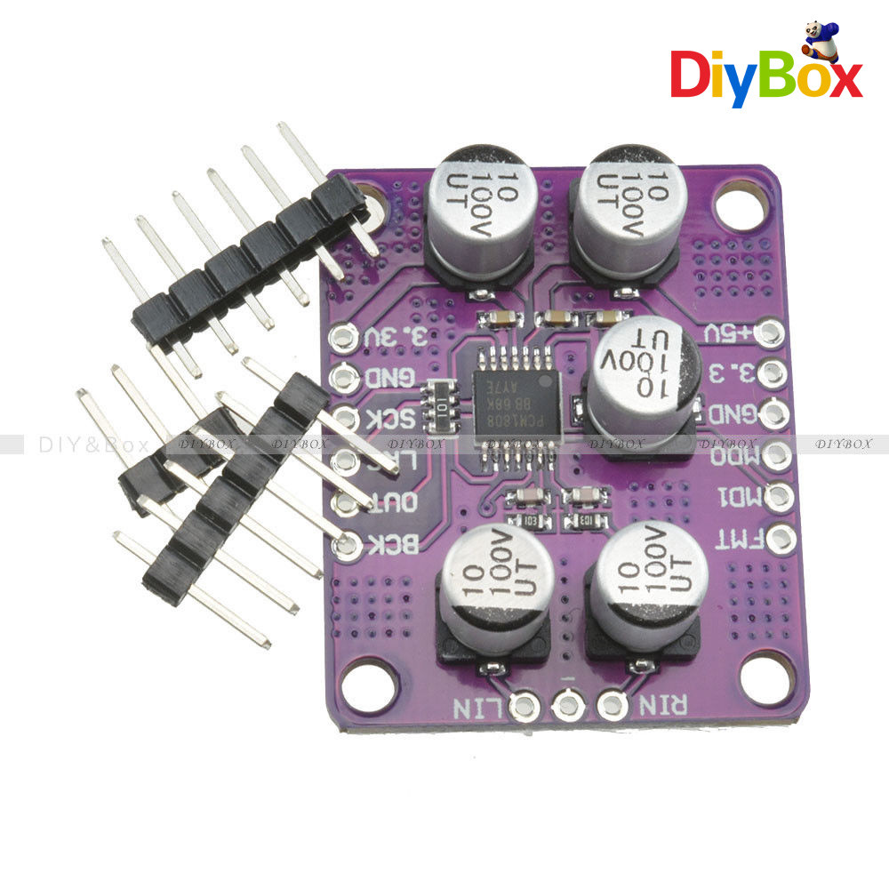 PCM1808 Audio Stereo ADC Single-Ended Analog-Input Decoder 24bit Amplifier Board