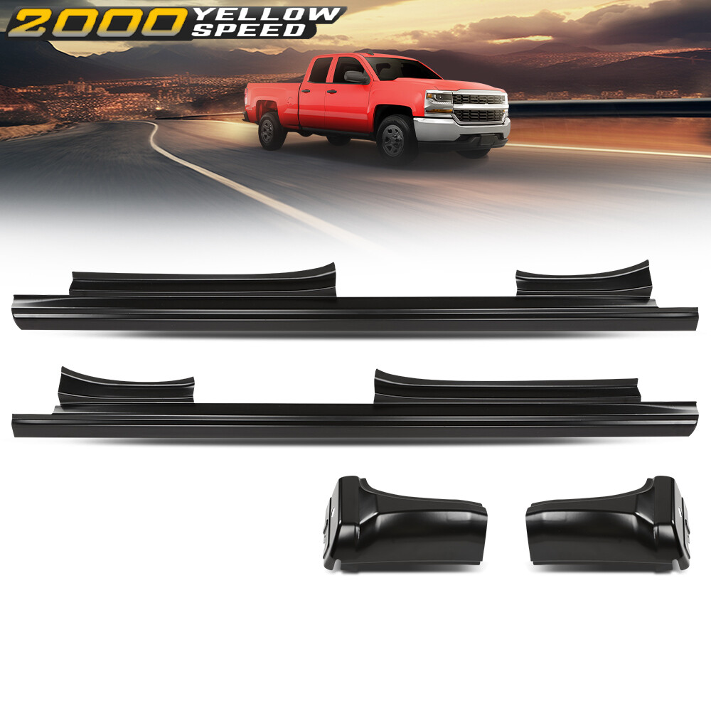 Rocker panel and Cab corner Kit for 14-18 Chevrolet Pickup Silverado Double Cab