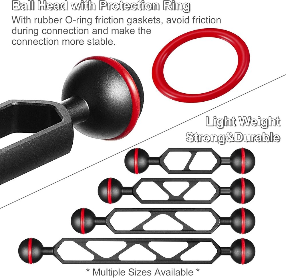 Waterproof Underwater Handle Tray Bracket Accessories Kit Diving housing Camera