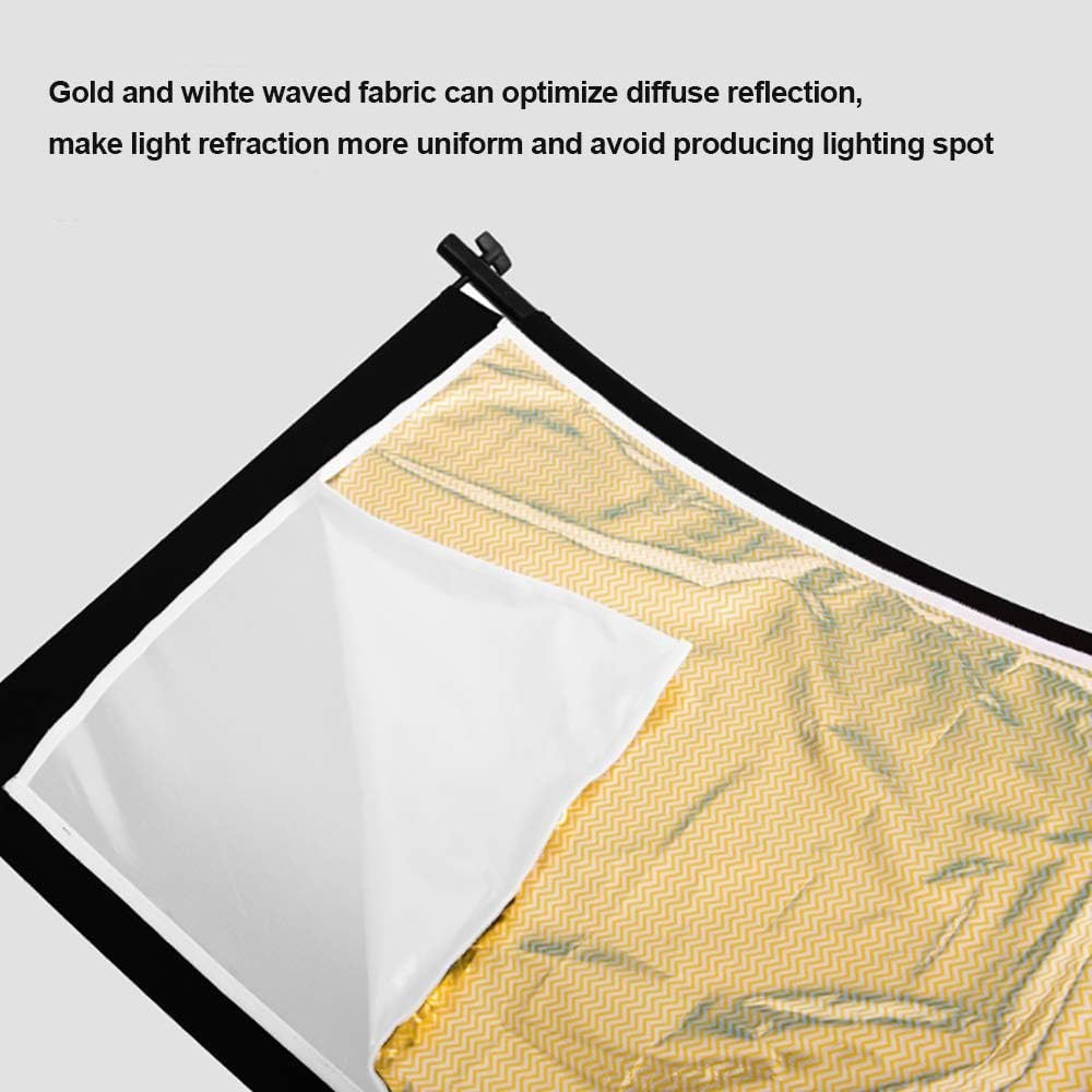23x70 Inches Clamshell Light Reflector Diffuser with 70"/180cm Light Stand an...