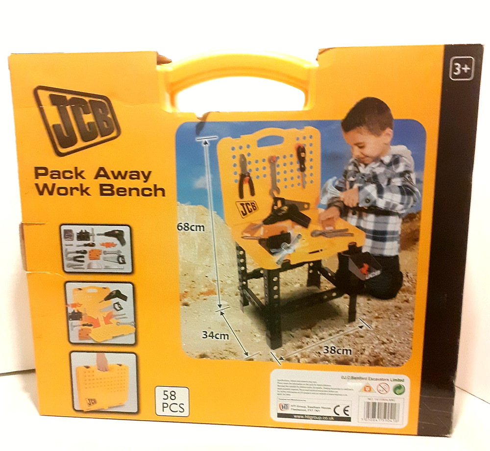 JCB Pack Away Work Bench 58 Pieces NIB
