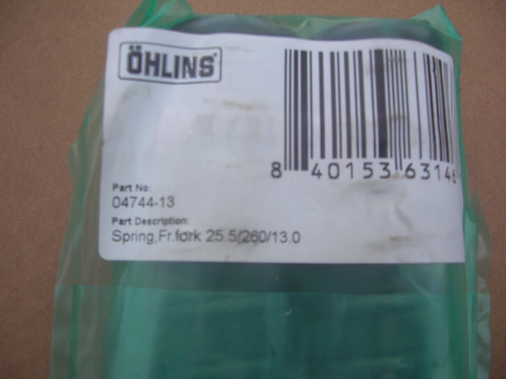 Ohlins Fork spring part # 04744-13
