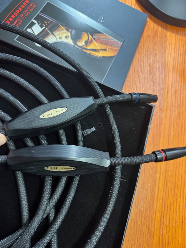 Transparent Reference HI Z MM 2.0M Single Ended RCA Interconnect Cables