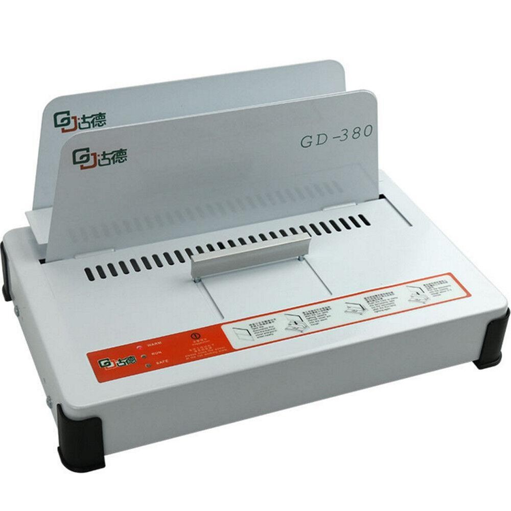 220V GD380 Automatic Hot Melt Binding machine A3 A4 A5 Book Envelope Binder new
