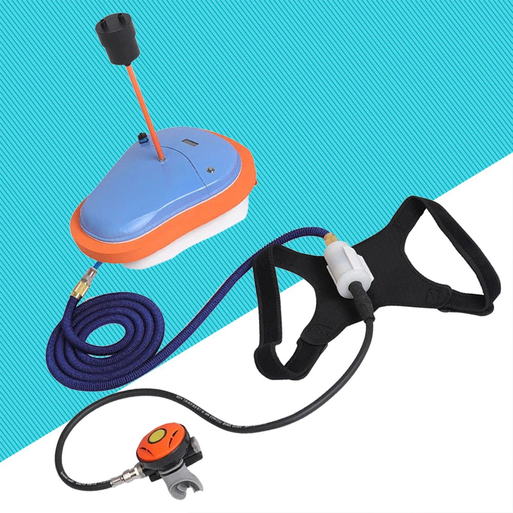 15M Upgrade Scuba Diving Ventilator Tankless Diving System Rechargeable Portable