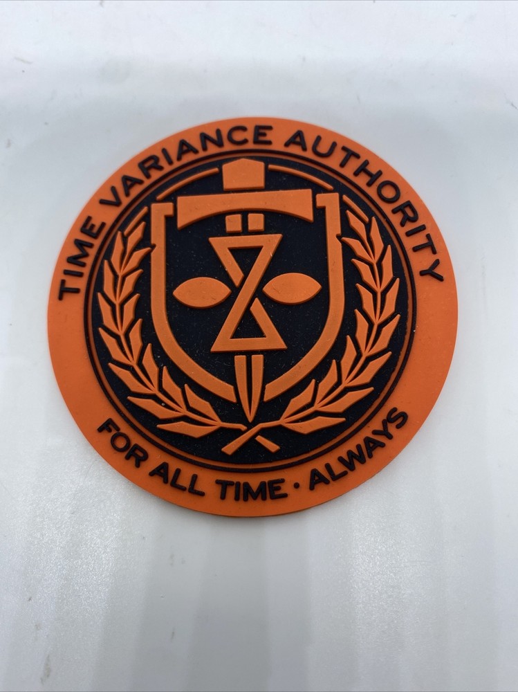 Time Variance Authority TVA Loki Rubber Patch Marvel Disney Prop Replica