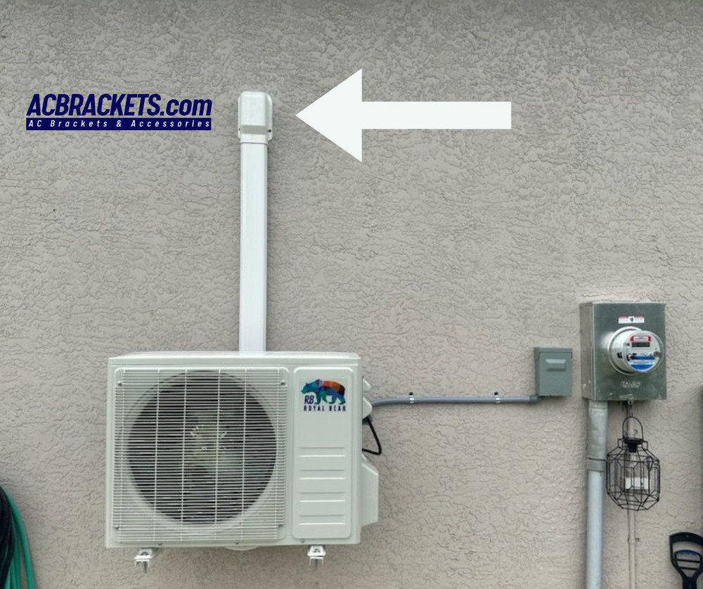 Air Conditioner LINE COVER HEAD 4 inches width