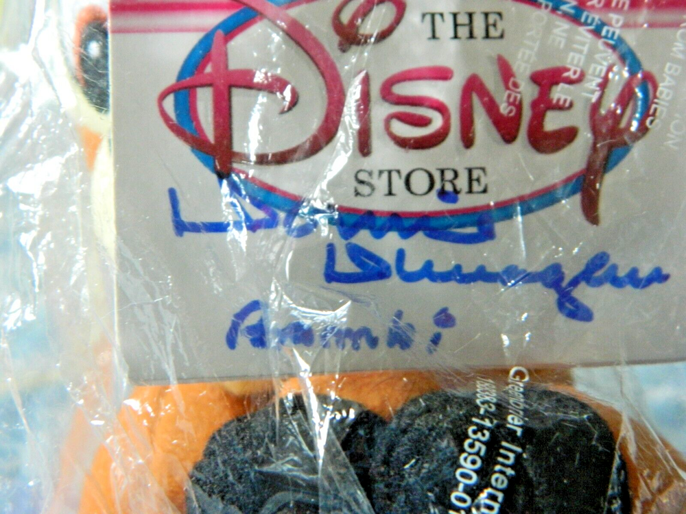 Bambi Bean Bag Plush Signed by Donnie Dunagan