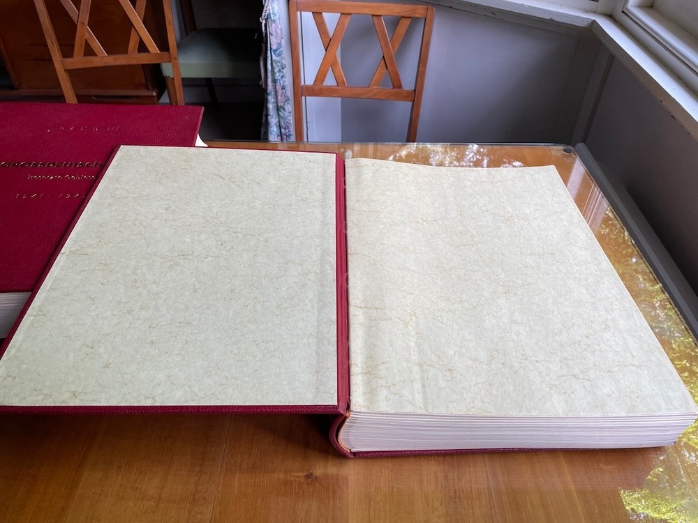 MASSIVE THIRD REICH PHILATELIC ALBUMS - "Stempelsammlung Großdeutschland"