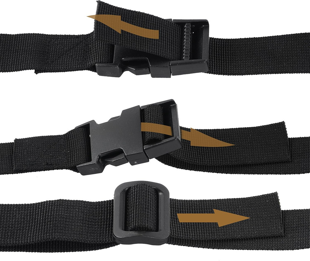 Luggage Strap, 2 Pack Heavy Duty Utility Strap with Quick Release Buckle, Adjust