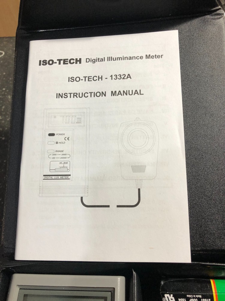 ISO-Tech Digital Lux Light Meter 1332A