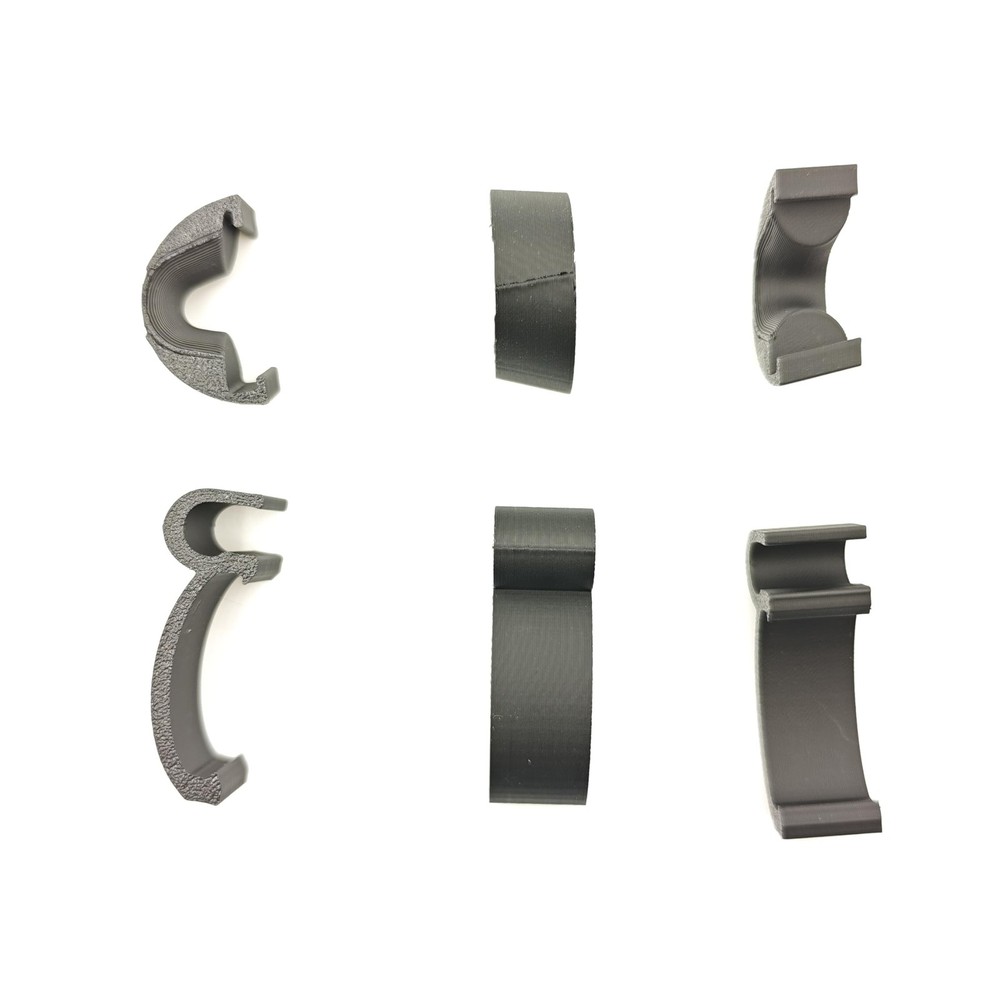 3 Pair Headset Cable Clip Clips Kit 3D Printed Replacement for Valve Black