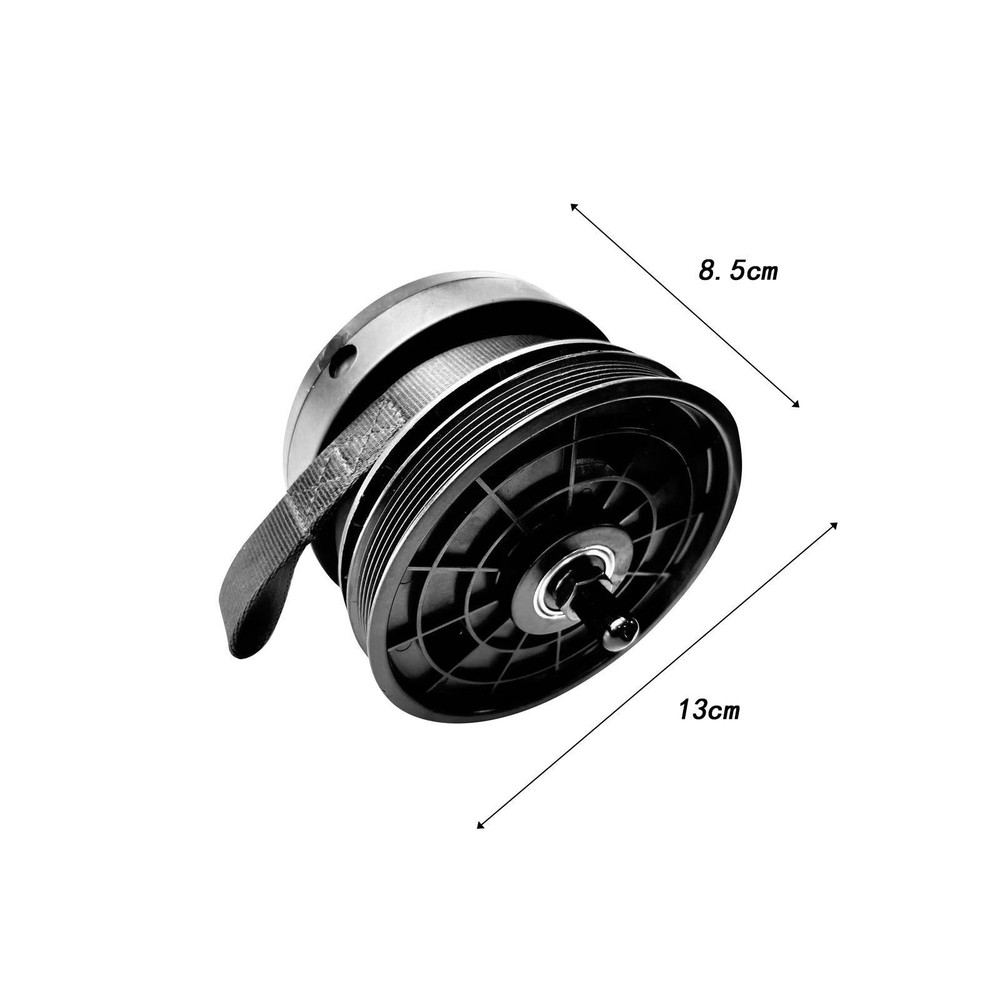 Rowing Machine Resistance System with Webbing and Gravity Wheel