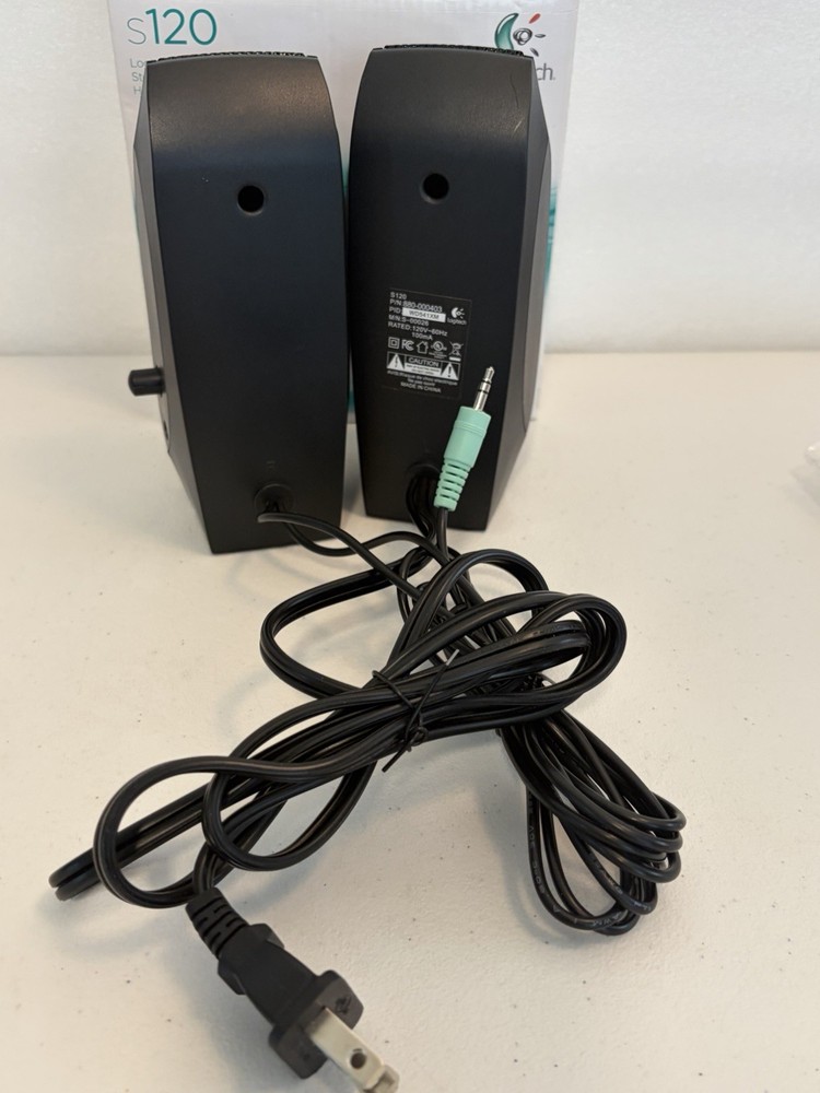 Logitech S120 Stereo Speakers 4.4W Black