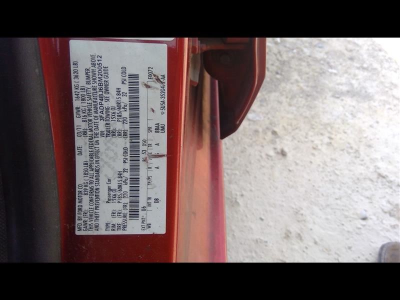 2011 2012 2013 FORD FIESTA Engine Wire Harness