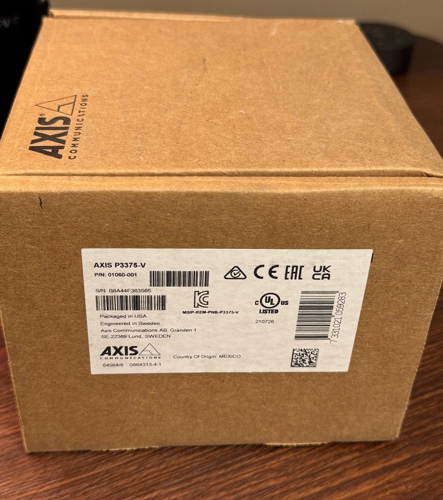 Axis Network Dome Camera P3375-V 01060-001