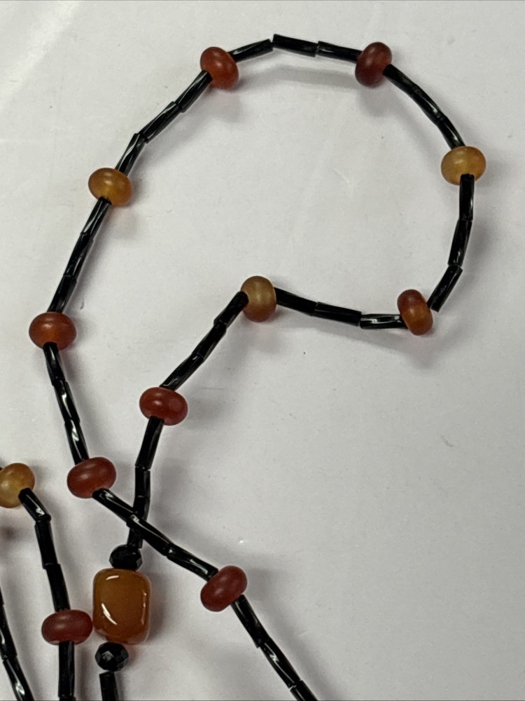 Camelian Stone Extra Long Rosary ~ READ DESCRIPTION