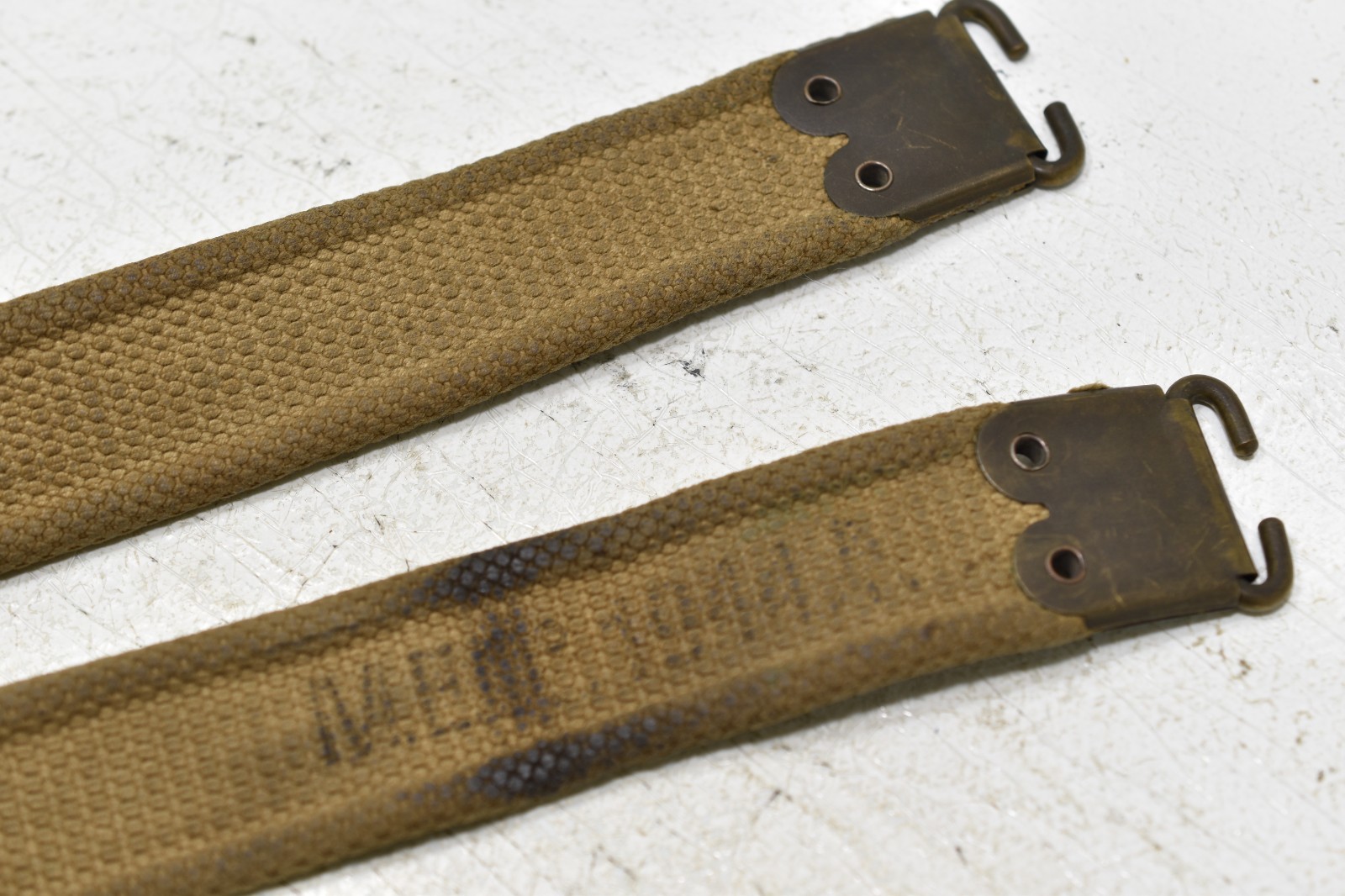 Lee Enfield WWII 52" MKII Rifle Sling Canvas Green/tan marked 1944