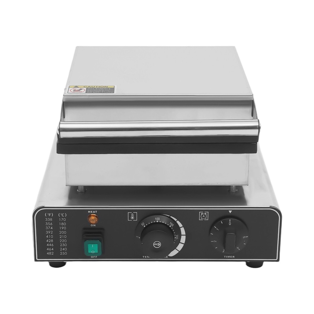 Electronic Commercial Lolly Waffle Stick Baker Machine Waffle Maker Silver