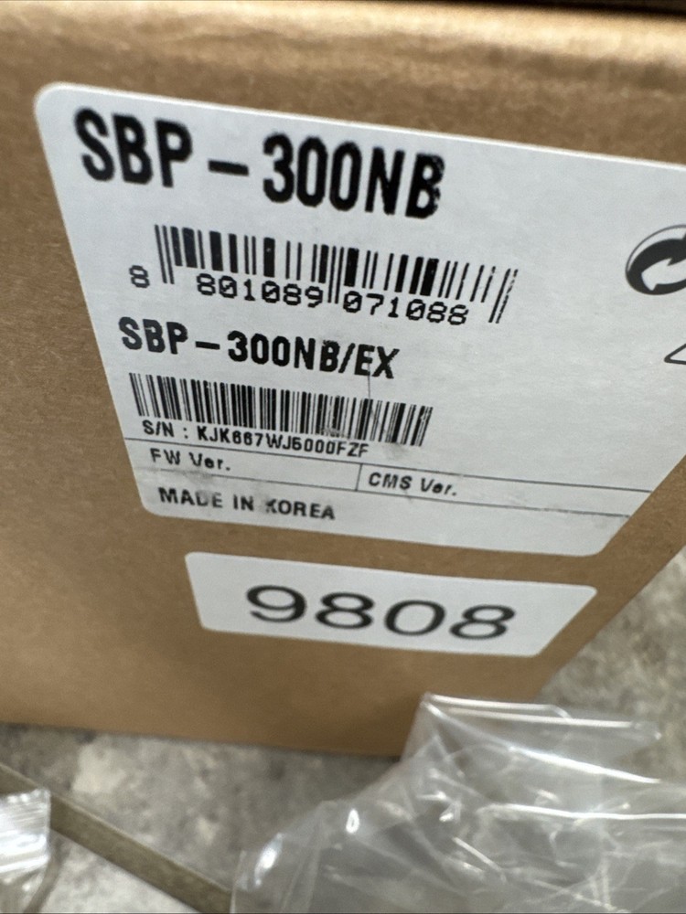 Hanwha Techwin SBP-300NB Camera Installation Back Box White Bracket Mount Kit