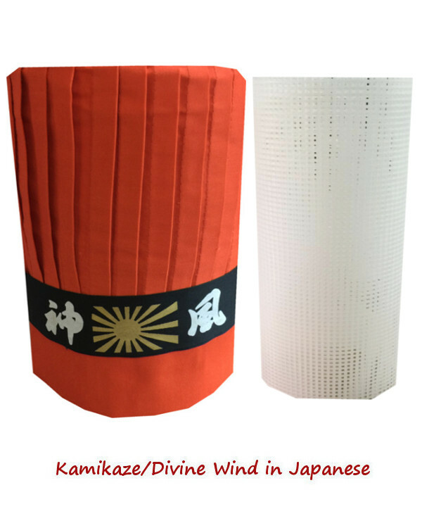 NEW Design Custom Hibachi Chef Tall Hat Set 3pcs, 8 Colors hibachi chef hat sets