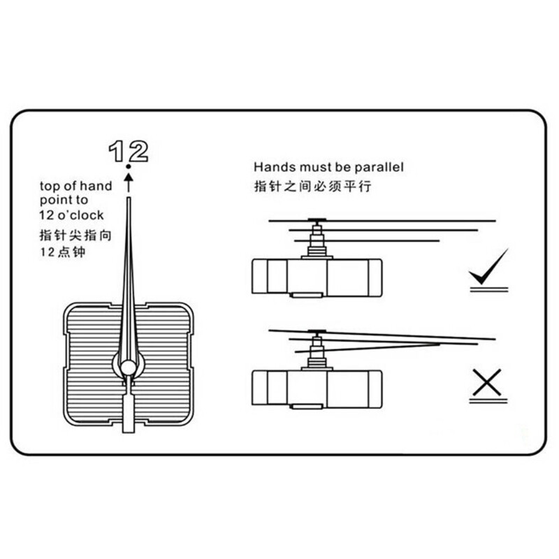 Pendulum Type Movement Clock Accessory DIY Movement Mechanism Hands Motor