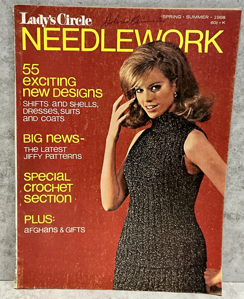 Lady's Circle Needlework Knit Crochet Patterns  Spring Summer 1968