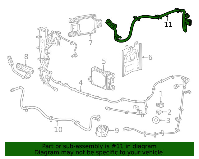 Genuine GM Harness 84790548