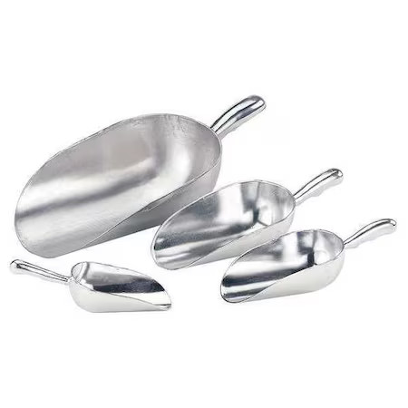 Crestware As12 Aluminum Scoop, 12 Oz.