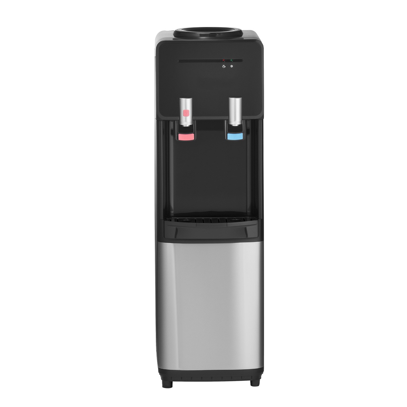 Uimoso Top Loading Water Cooler Dispenser for 3 or 5 Gallon Jugs Stainless Steel