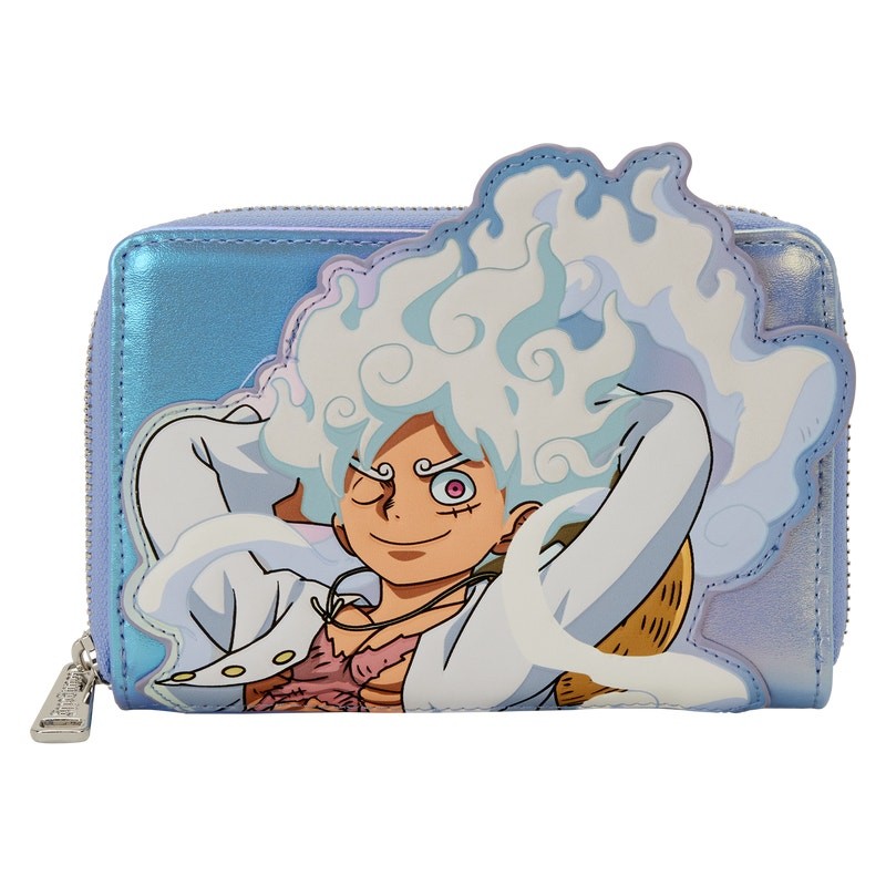 NEW IN HAND NYCC LIMITED One Piece GEAR5 Luffy GLOW Zip Around Wallet Loungefly