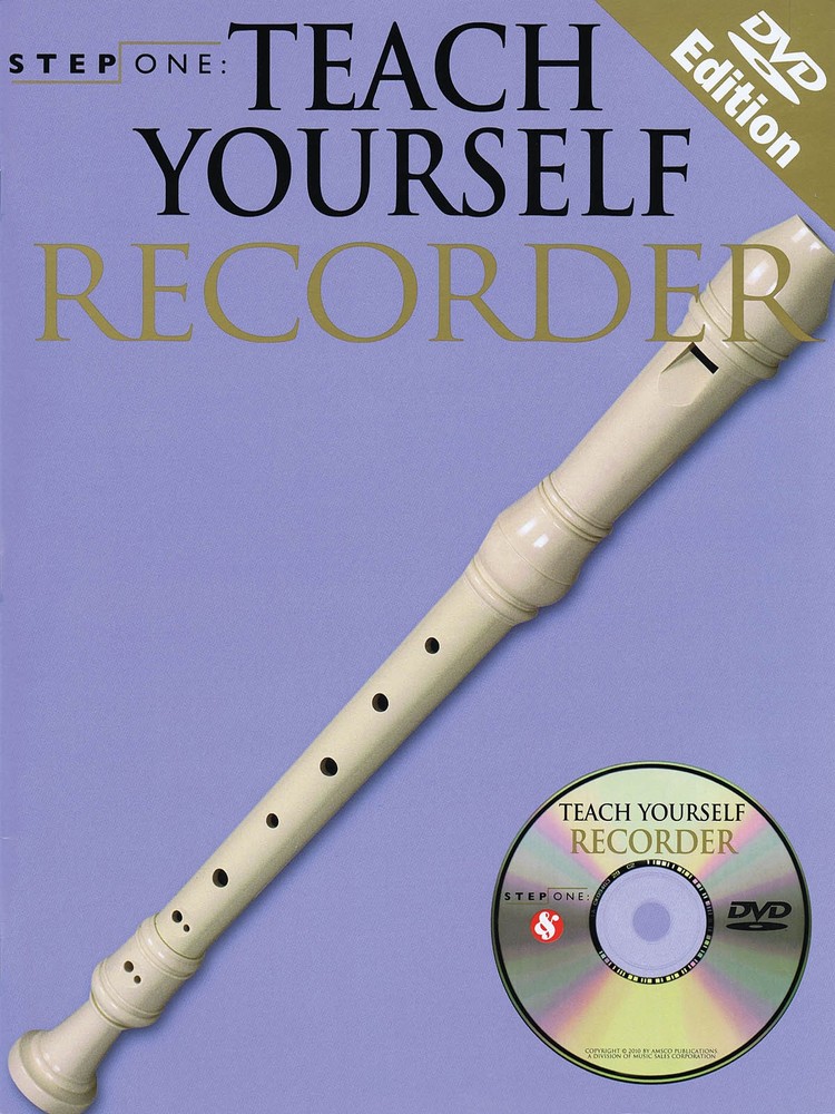 Teach Yourself Recorder Beginner Lessons Learn to Play Step One Book CD DVD