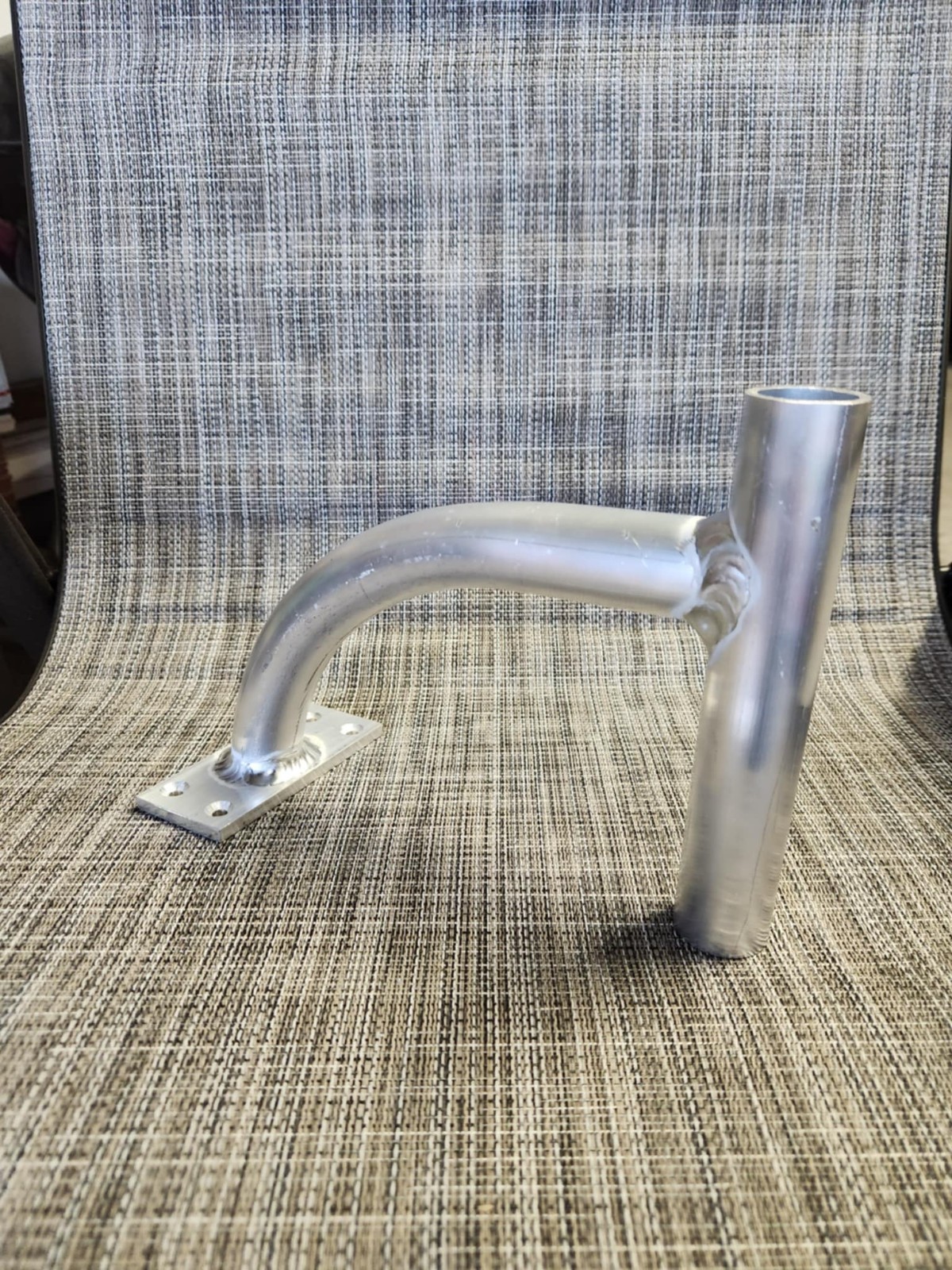 Aluminum Shallow Water Anchor Mount Bracket 1" 1.25" Straight Angled Curved