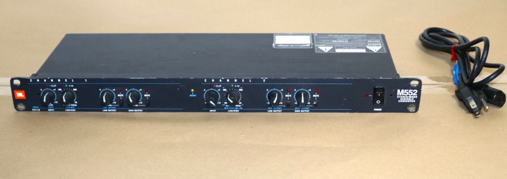 JBL M552 2-Channel Adjustable STEREO/MONO, Variable Crossover