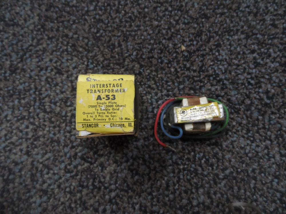 Stancor A-53  Interstage Transformer A53 new in box