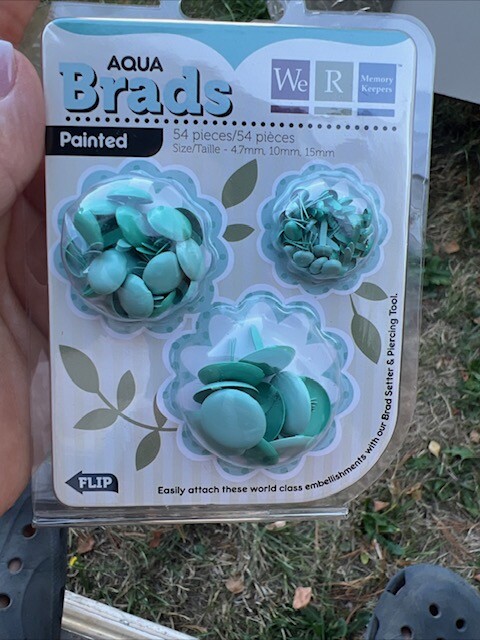 We R Memory Keepers 54/Pack Brads-painted
