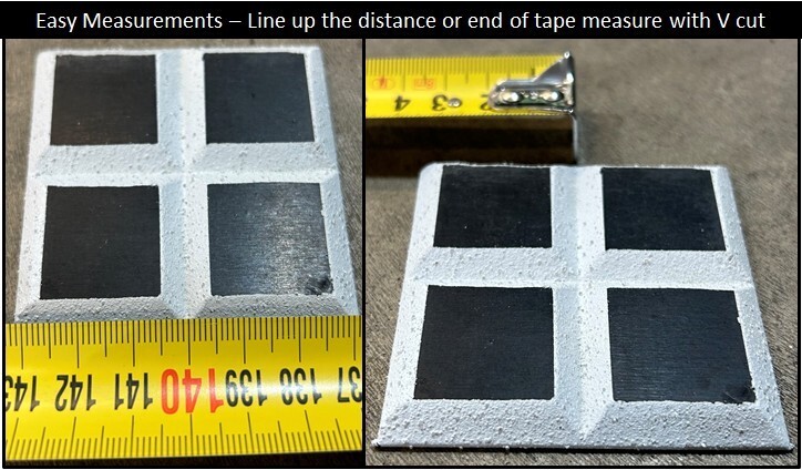 ADAS Mobile Static Calibration Laser Measuring Reusable Floor Markers - Full Set