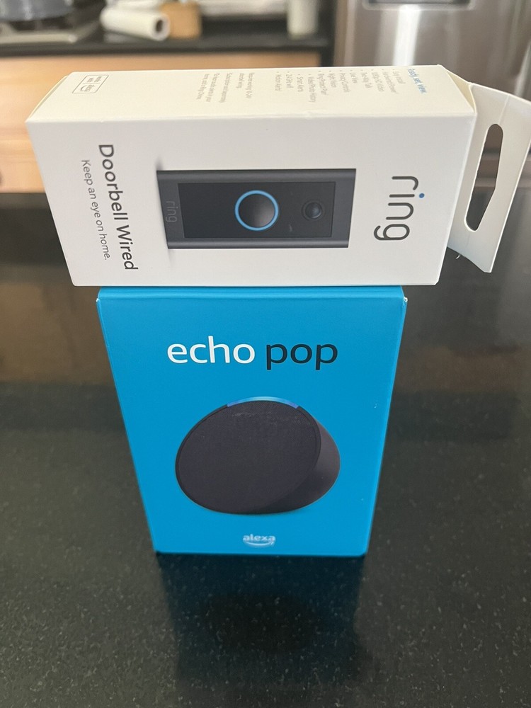 Ring Video Doorbell Wired & Echo Pop