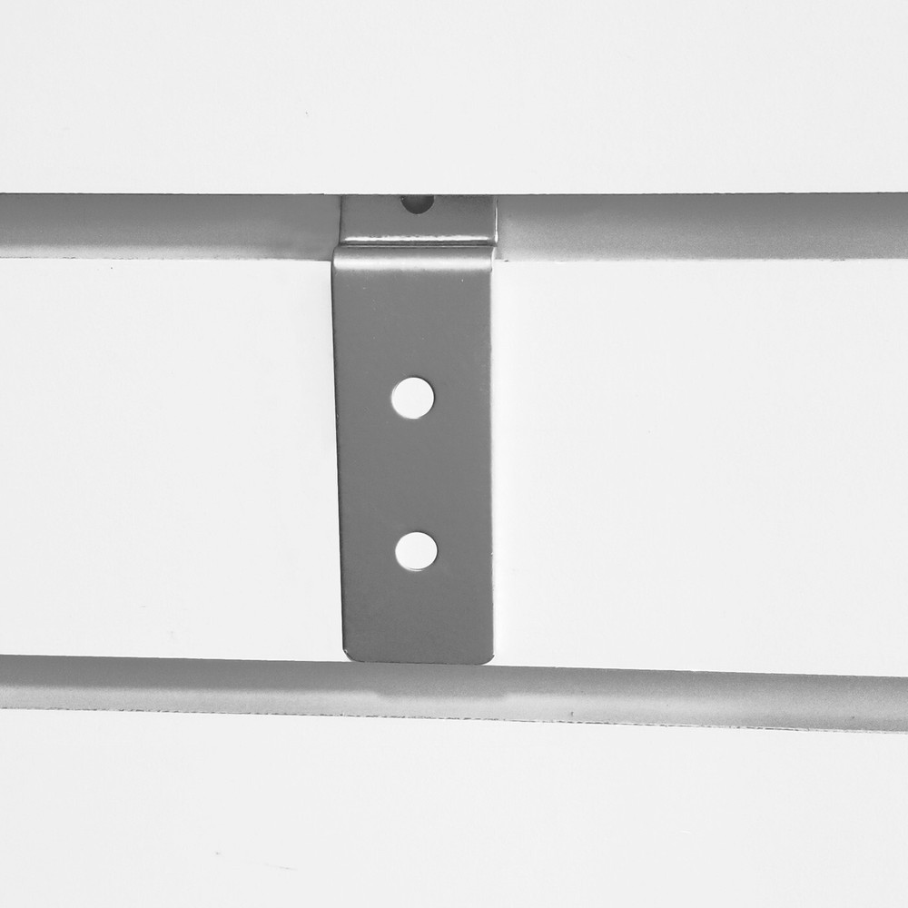 Slatwall Backplate, Slatwall Mounting Plate 50 pieces Silver