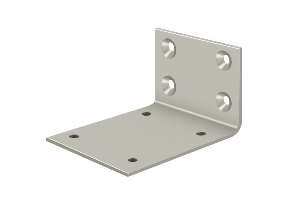 JB-DASH95 Solid Jamb Bracket for DASH95 Double Action Spring Hinge Brushed Nicke